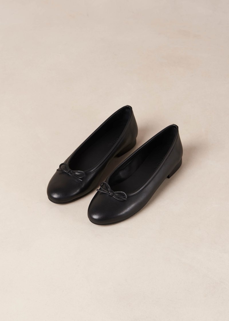 Women's Alohas Oriana Ballet Flats Ballet Flats Black NZ | H0O-7951