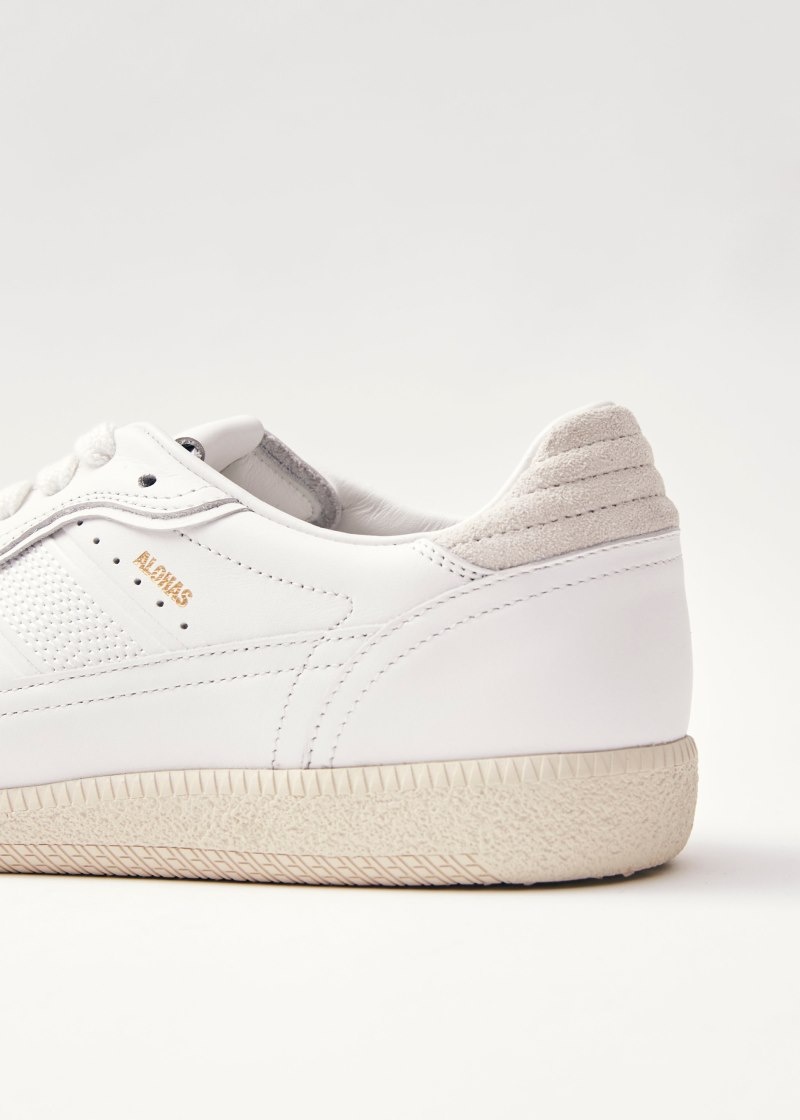 Women's Alohas Tb.490 Sneakers With Suede Details Flat Sneakers White NZ | O8W-7813