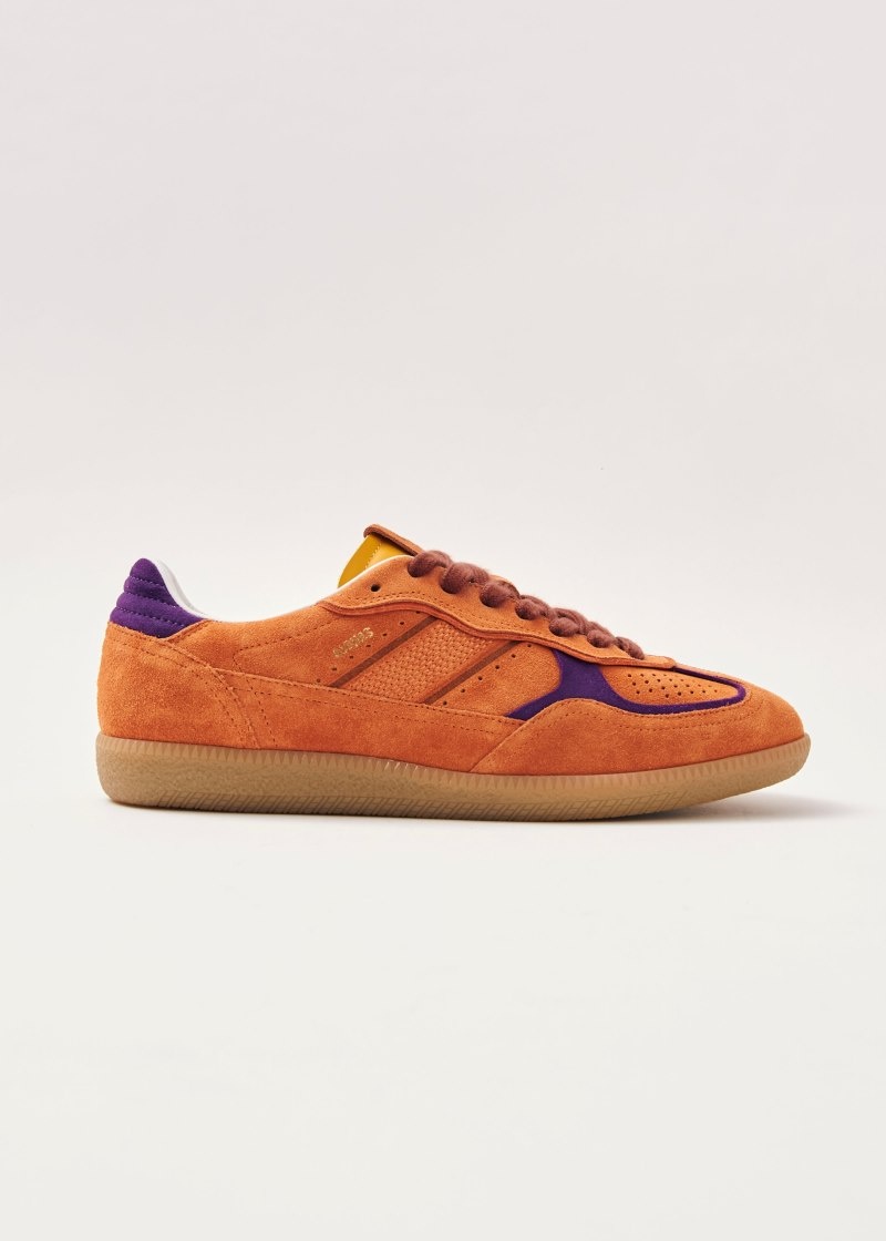 Women's Alohas tb.490 Rife Suede Sneakers Flat Sneakers Orange NZ | D0D-0832